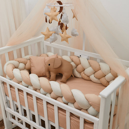 mosquito Net - ناموسيه سرير البيبي كامله العمود مع الناموسيه