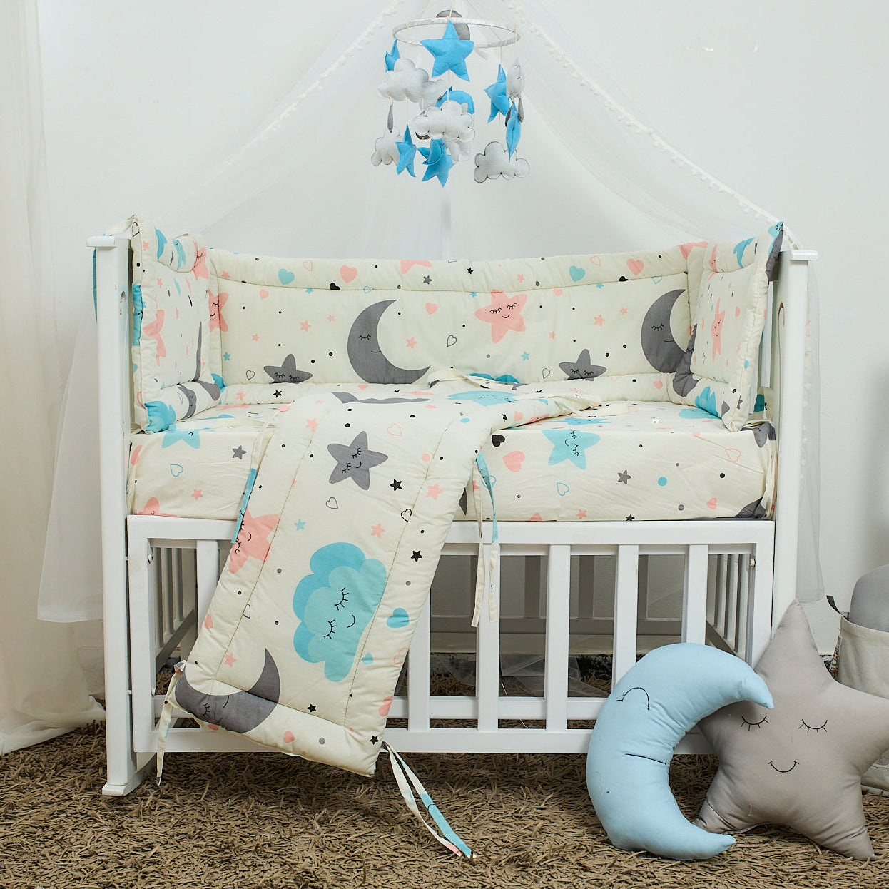 Crib sheets - ملايه سرير البيبي