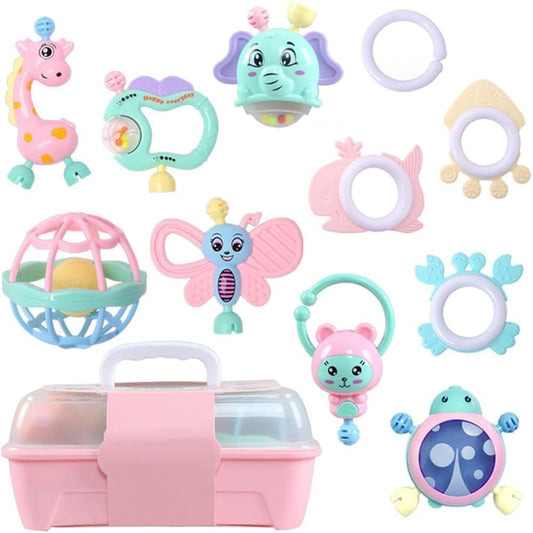 Baby Teething Toys with Storage Case