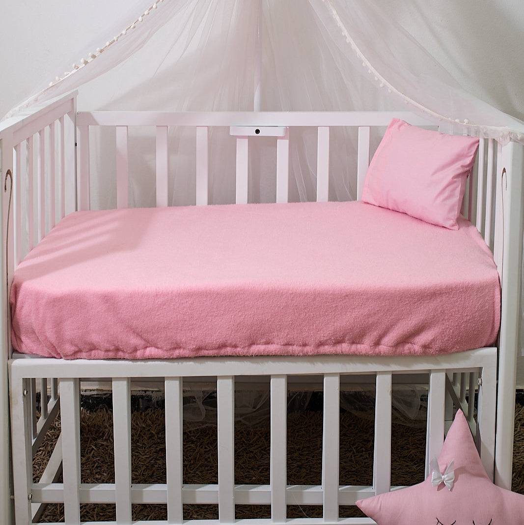 Crib Fitted Fleece - دفايه سرير بيبي استك