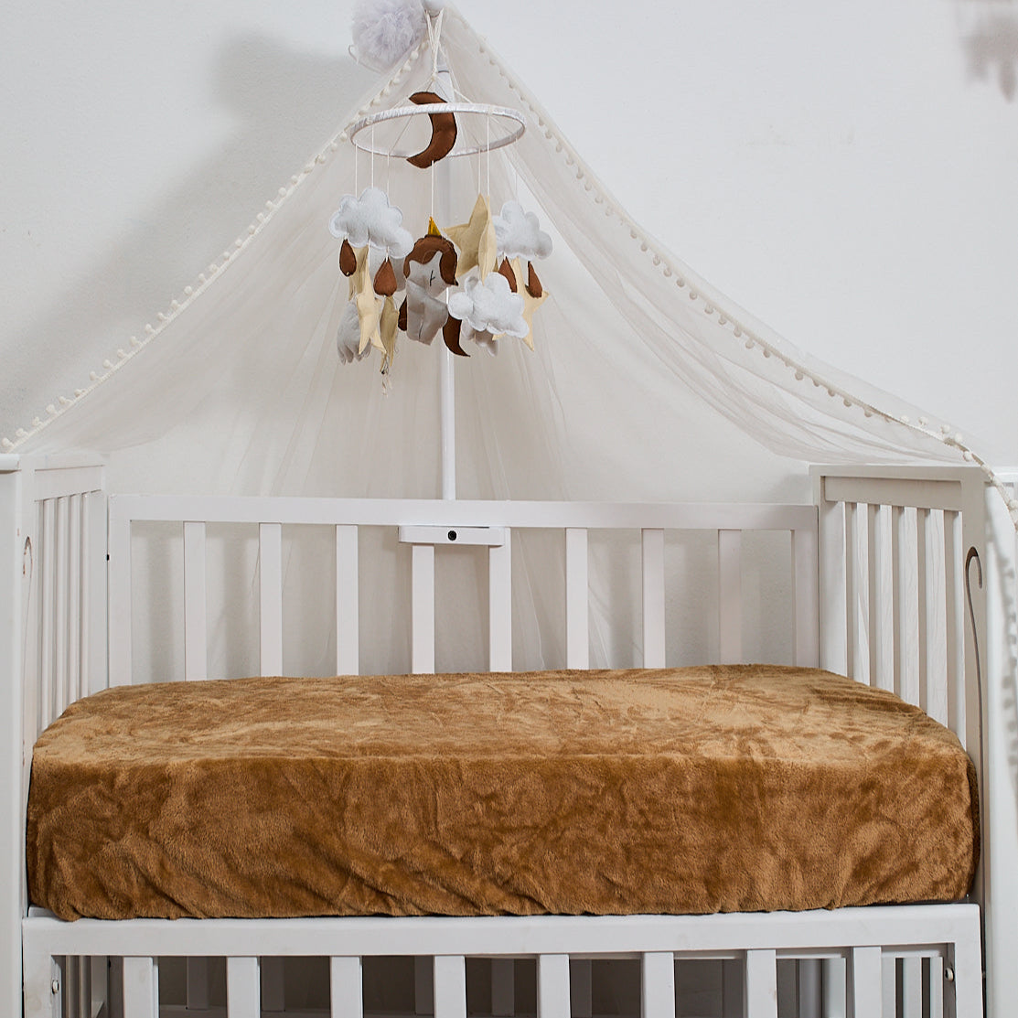 Crib Fitted Fleece - دفايه سرير بيبي استك