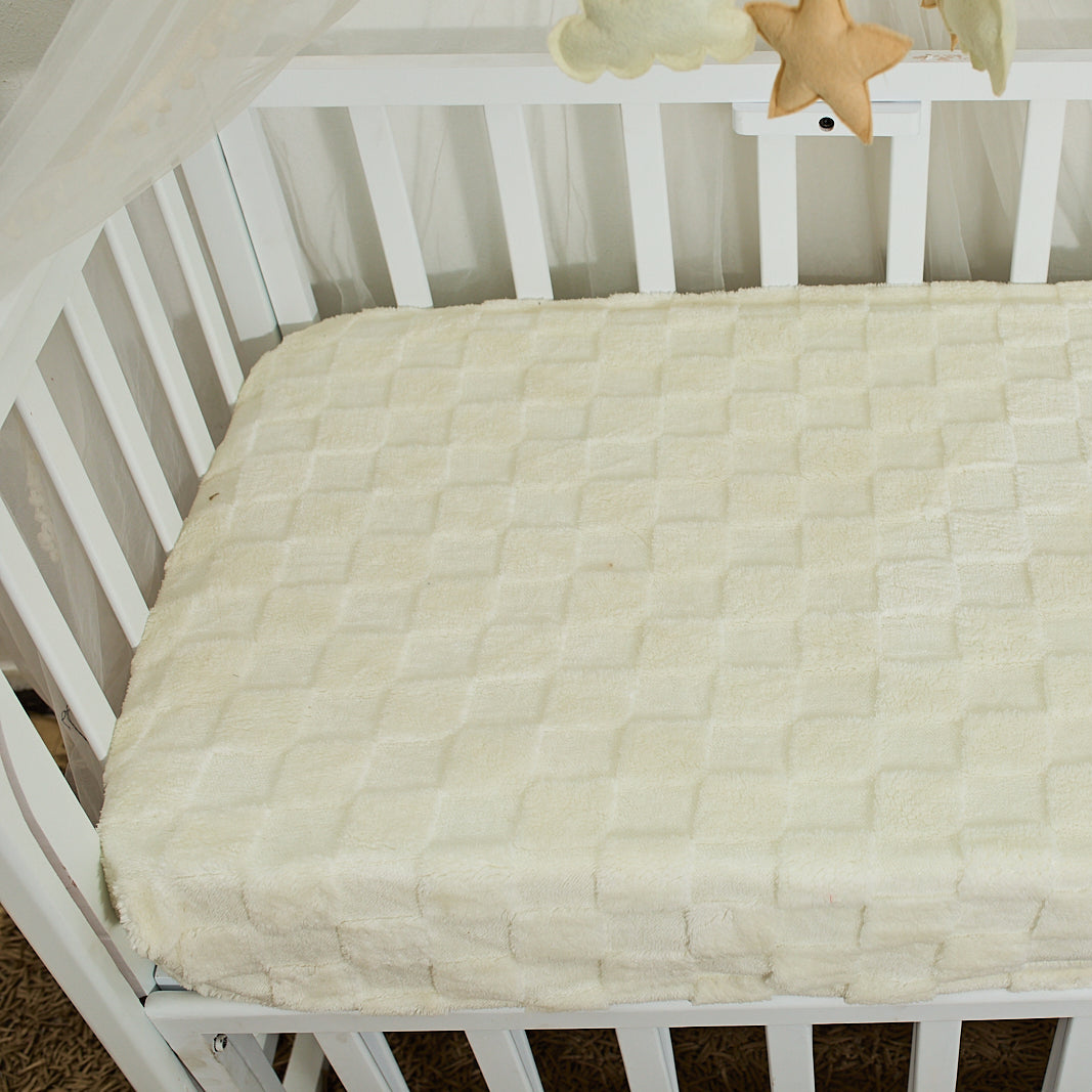 Crib Fitted Fleece - دفايه سرير بيبي استك