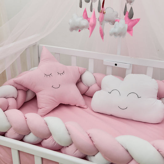 Crib Braid Boarders - جوانب سرير بيبي ضفيره ثلاثيه