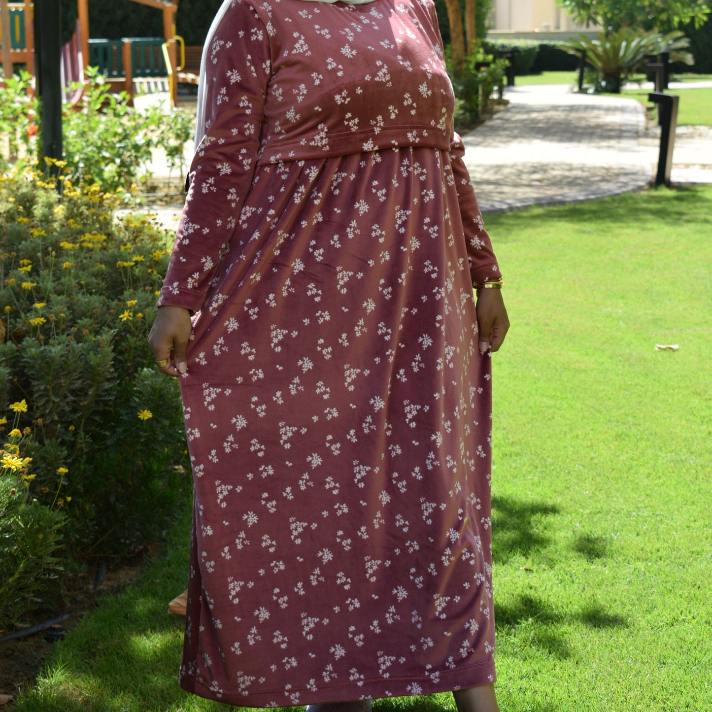 Winter- Mom Dress Leaves
