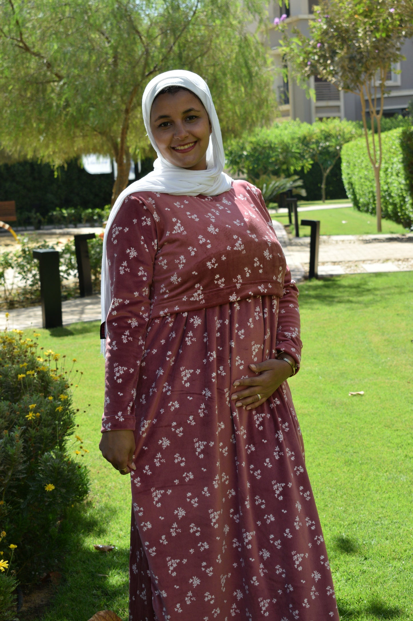 Winter- Baby Shower Mom Dress