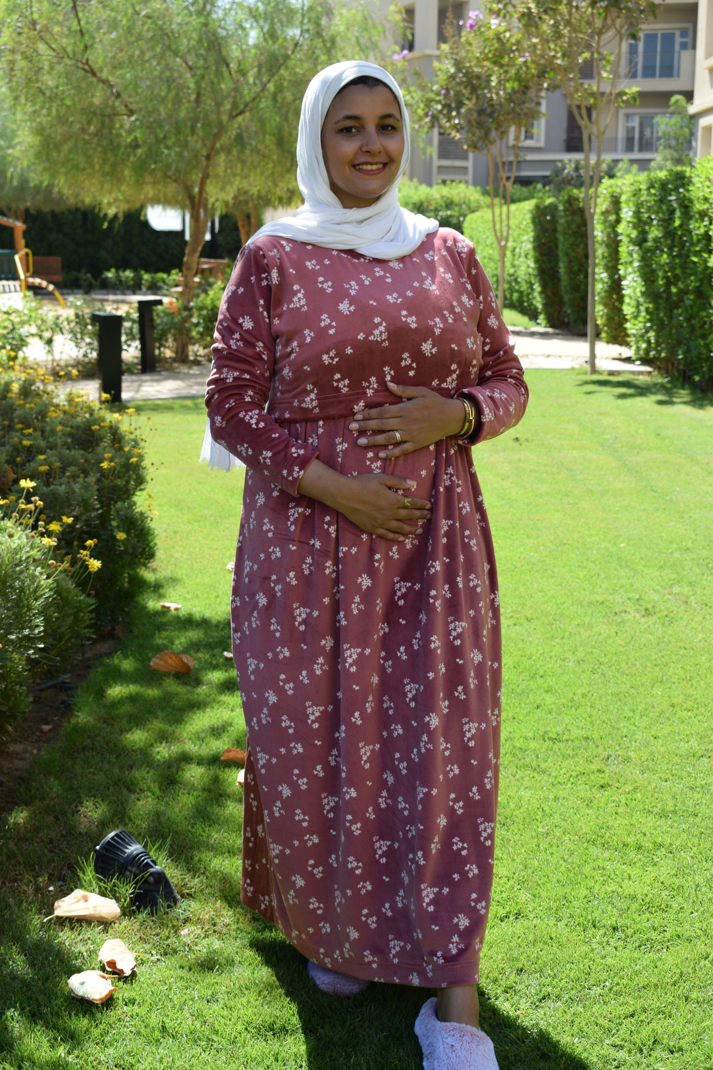 Winter- Baby Shower Mom Dress