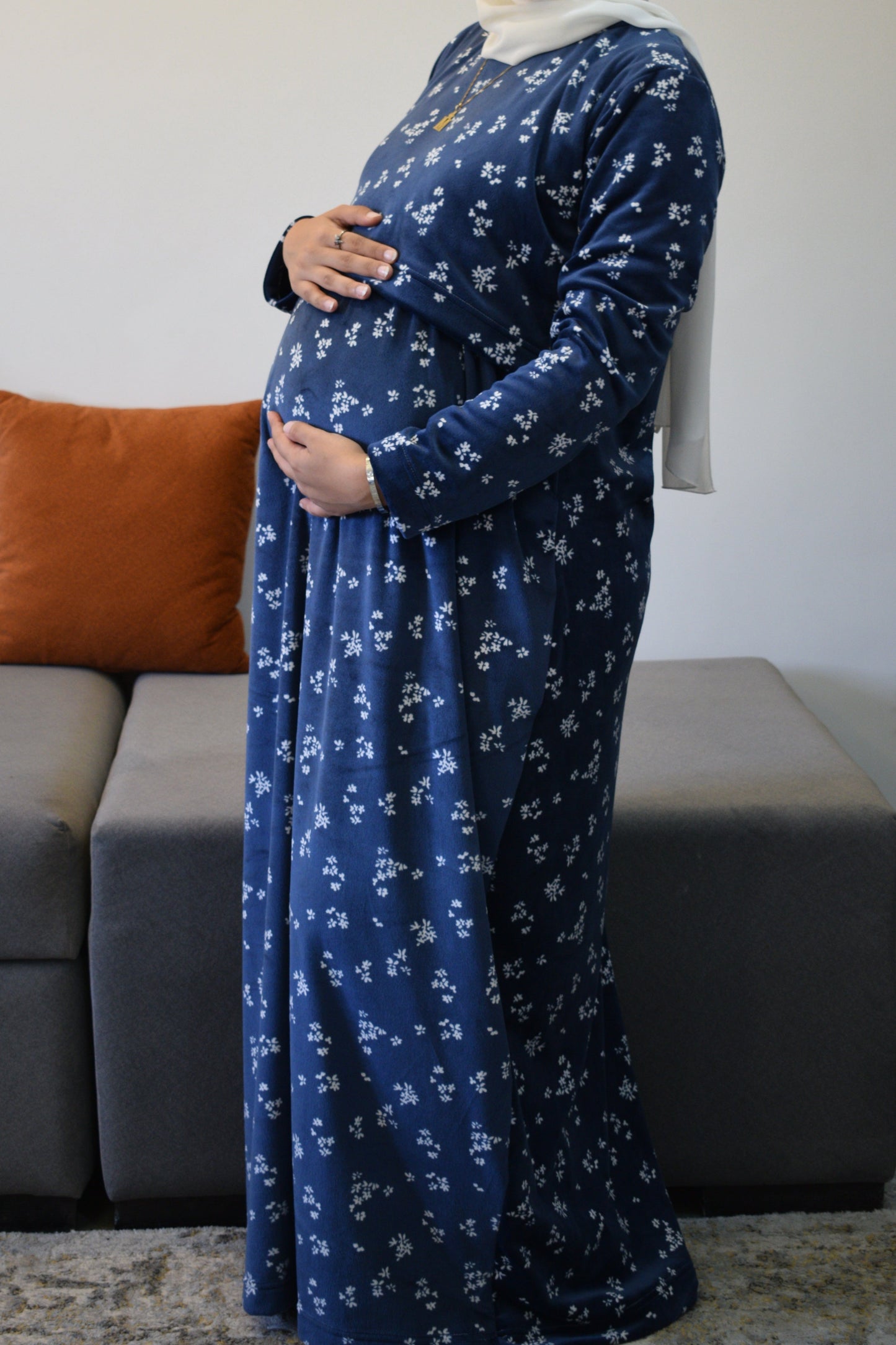 Winter- Baby Shower Mom Dress