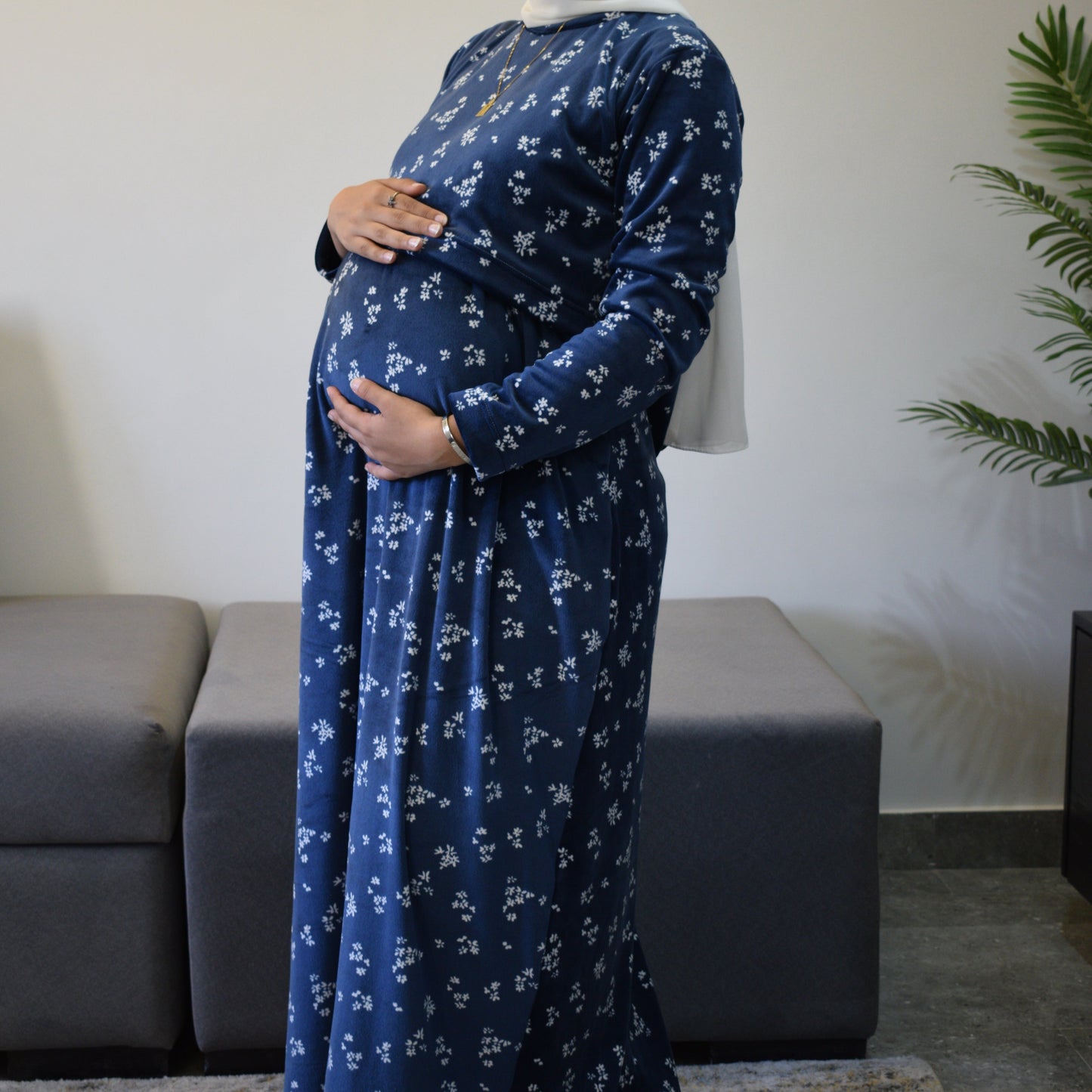 Winter- Mom Dress Leaves