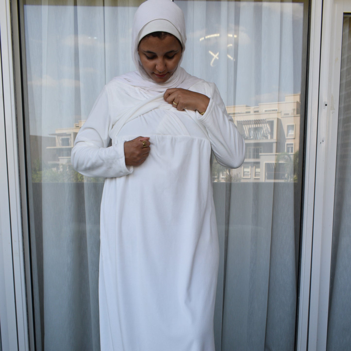 Winter Breastfeeding tall Shirt sleeve