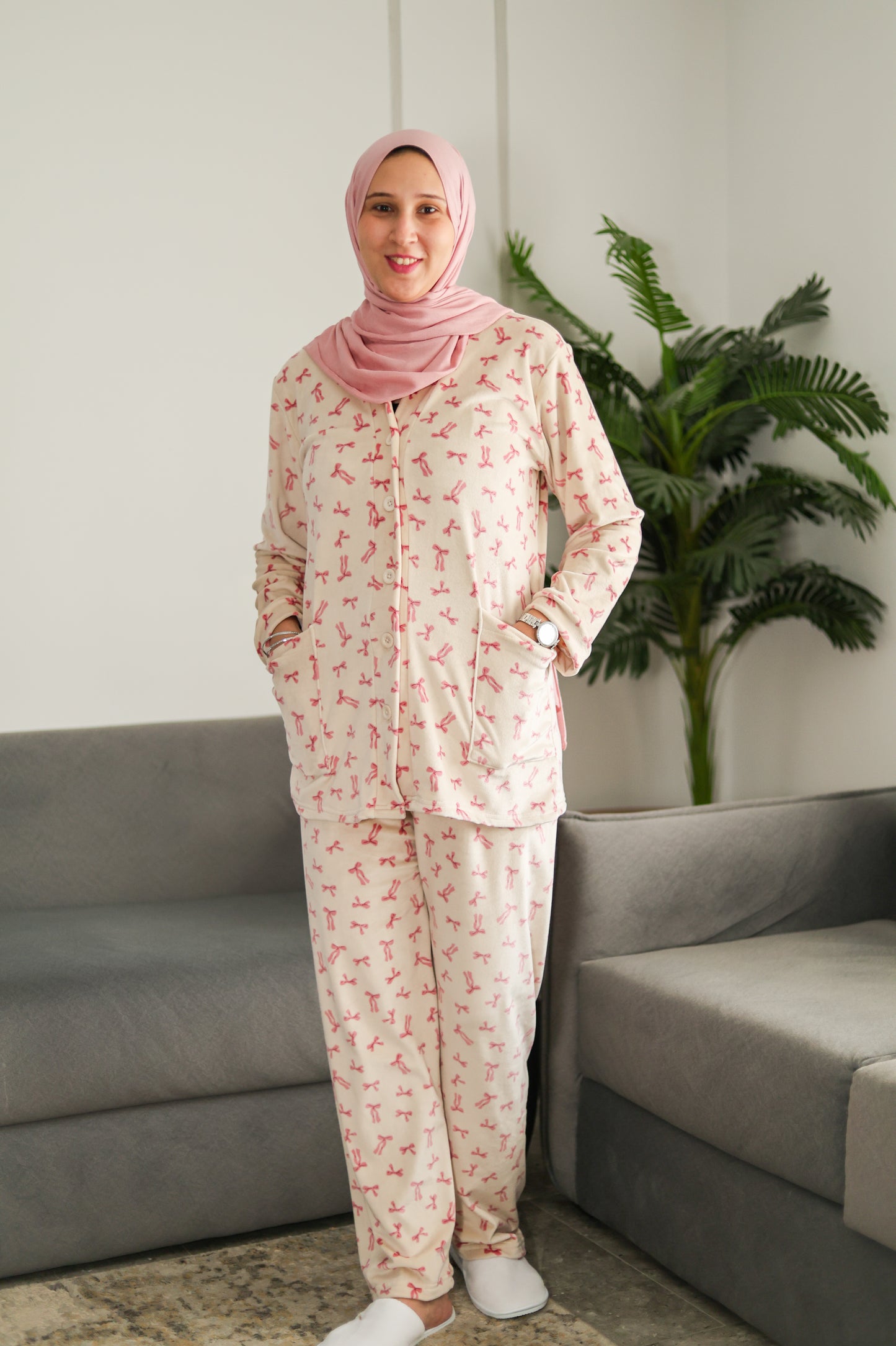 Winter- Button Mom Pajama