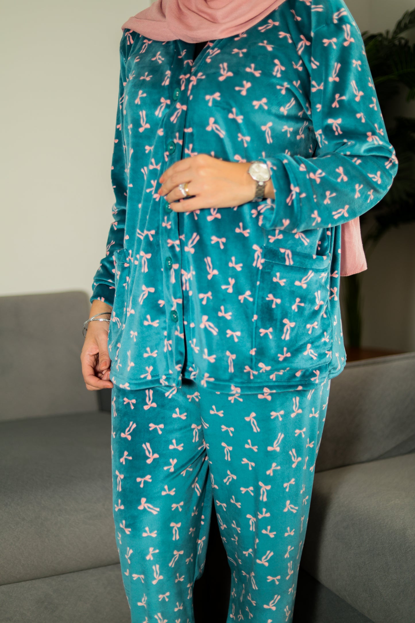 Winter- Button Mom Pajama