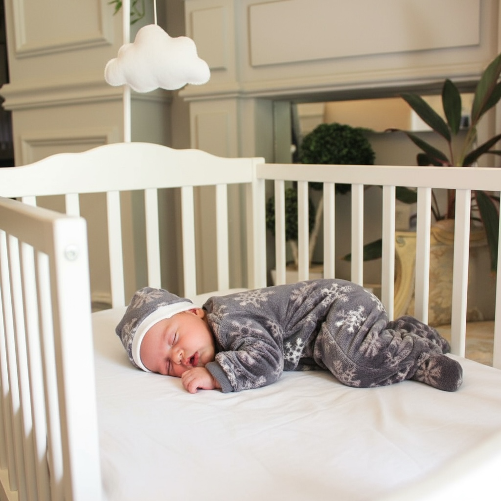 Winter- Baby Jumpsuit + Hat