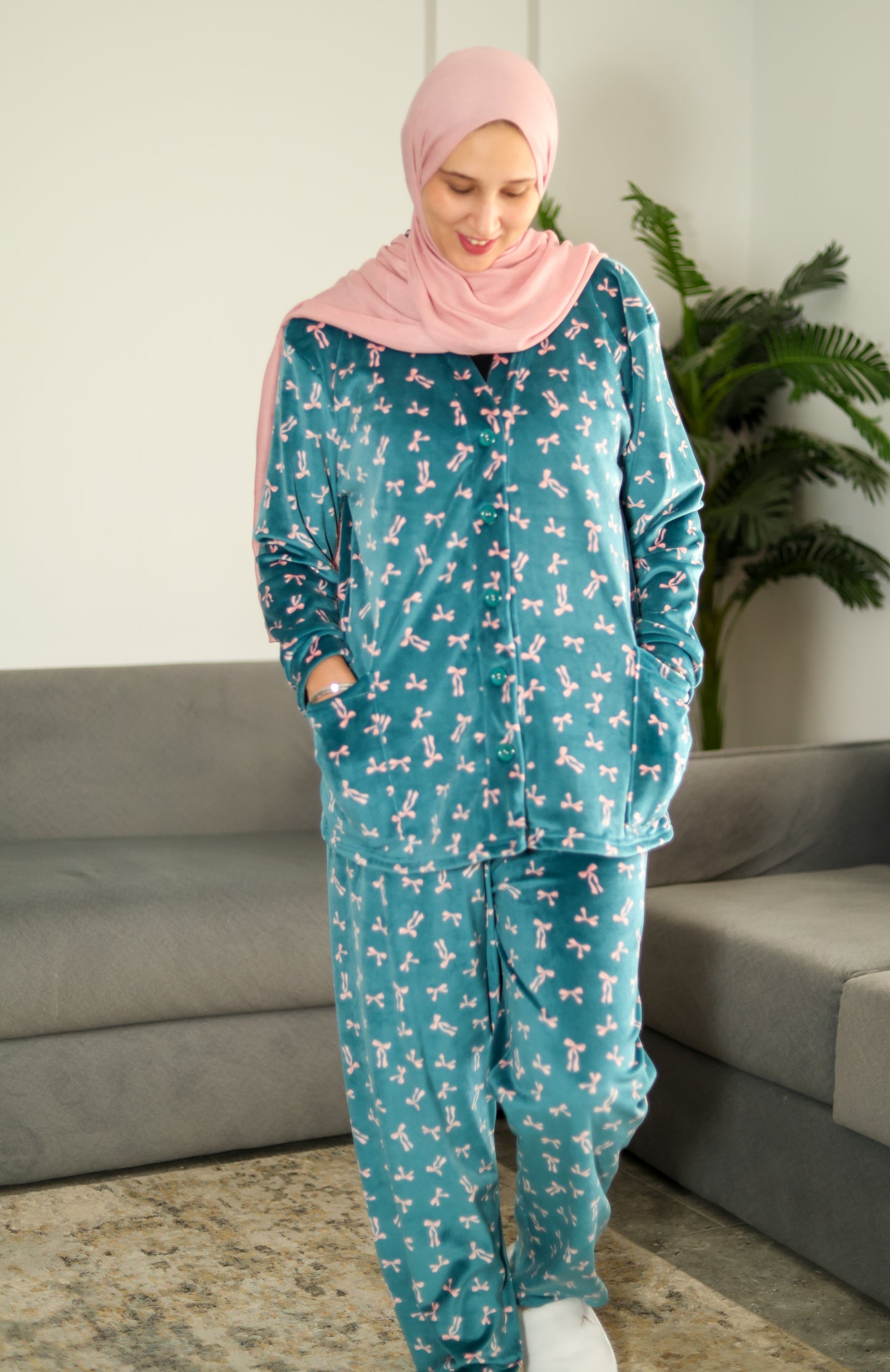 Winter- Button Mom Pajama