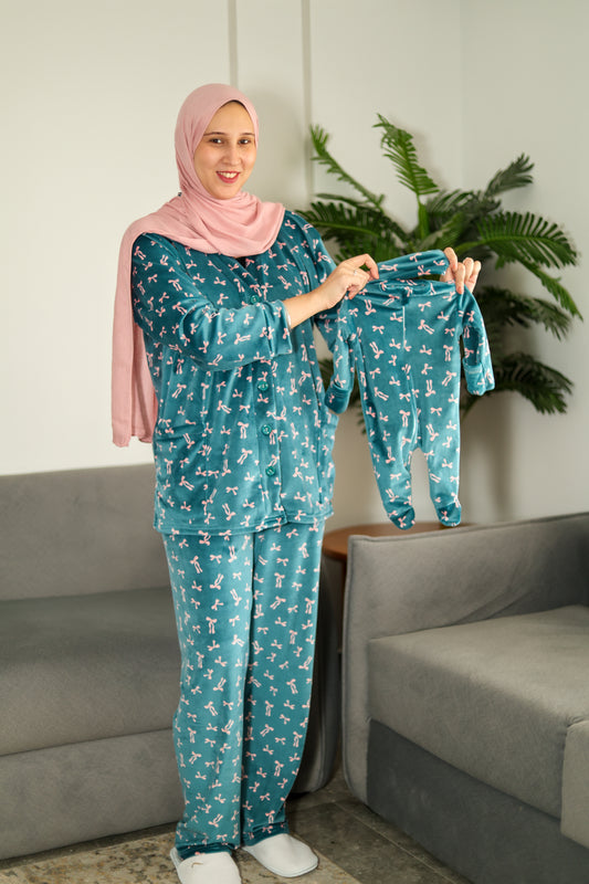 Winter- Button Mom Pajama